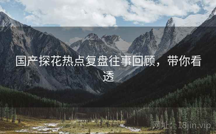 国产探花热点复盘往事回顾，带你看透