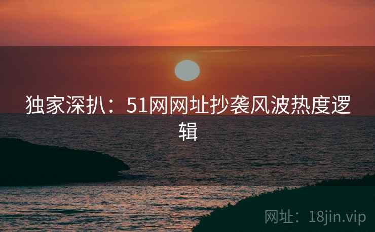 独家深扒：51网网址抄袭风波热度逻辑