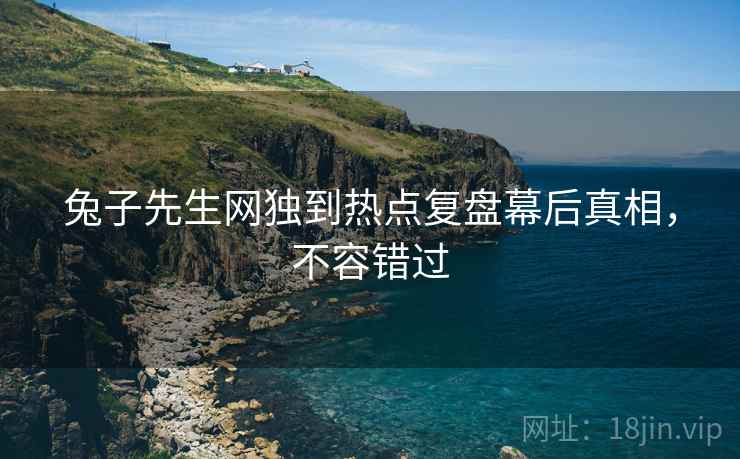 兔子先生网独到热点复盘幕后真相，不容错过