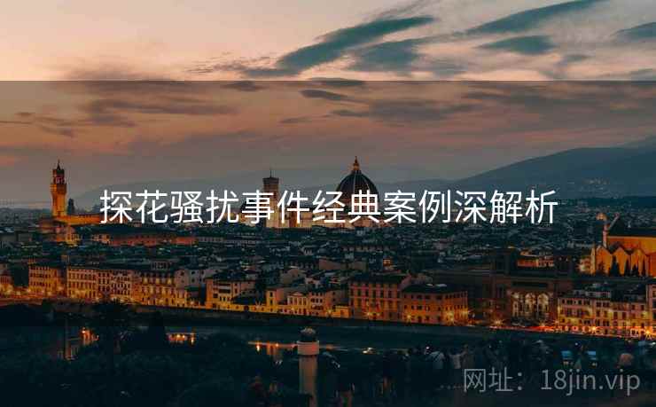 探花骚扰事件经典案例深解析