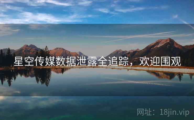 星空传媒数据泄露全追踪，欢迎围观