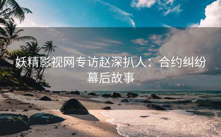 妖精影视网专访赵深扒人：合约纠纷幕后故事