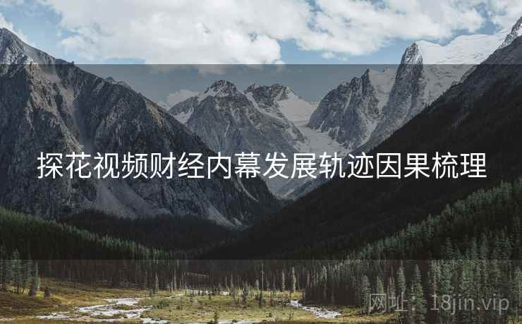 探花视频财经内幕发展轨迹因果梳理
